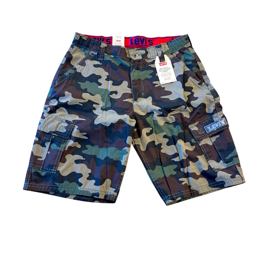 Levi's | New Boys Size 18 Camouflage Cargo Shorts NWT New With Tags